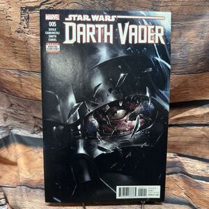 Star Wars Darth Vader #5 (2017) Origin Red Lightsaber 1st Print Marvel Comic